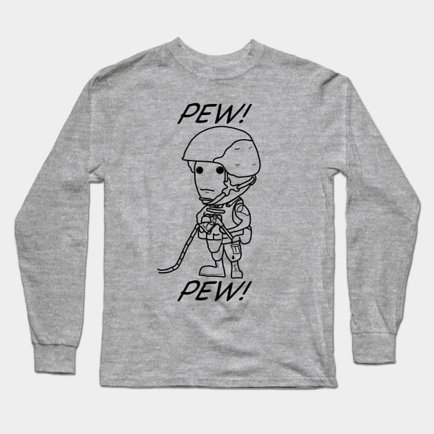 fuels pew! pew! Long Sleeve T-Shirt by turborx